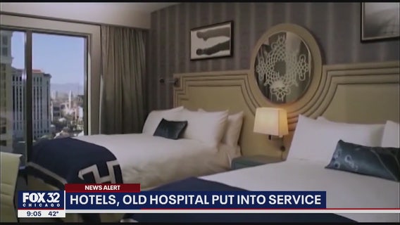Hotels, shuttered Illinois hospital put into service to help fight COVID-19 outbreak