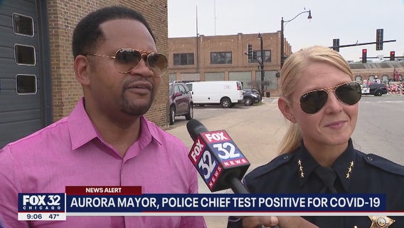 Aurora mayor, police chief test positive for COVID-19