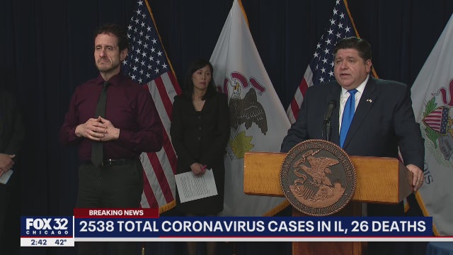 Illinois COVID-19 cases climb to 2,538; deaths statewide now 26
