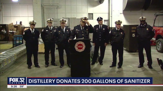 Local businesses donate hand sanitizer, masks and gloves to CFD