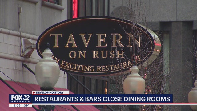 Illinois restaurants, bars officially close dining rooms amid COVID-19 pandemic