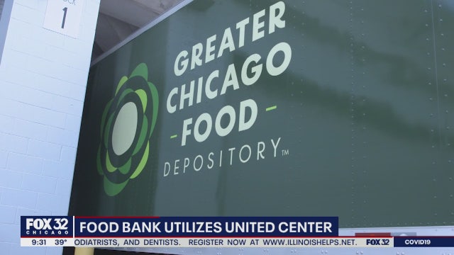 United Center turns into food hub to help support families during COVID-19 outbreak
