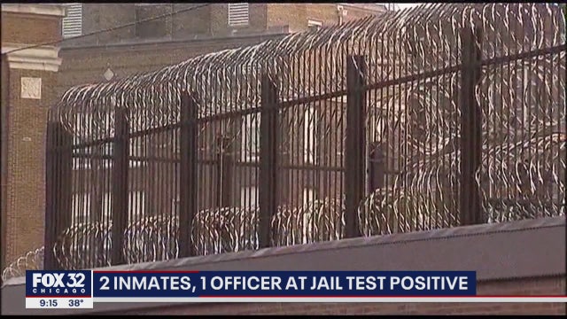 2 detainees at Cook County Jail test positive for COVID-19