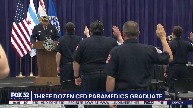 New Chicago paramedics graduate early to assist in COVID-19 pandemic