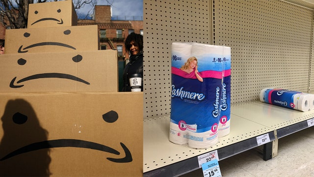 Toilet paper appears to be sold out on Amazon as coronavirus pandemic triggers panic buying
