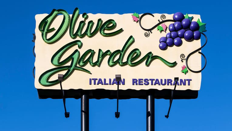 Olive Garden restaurant billboard ad