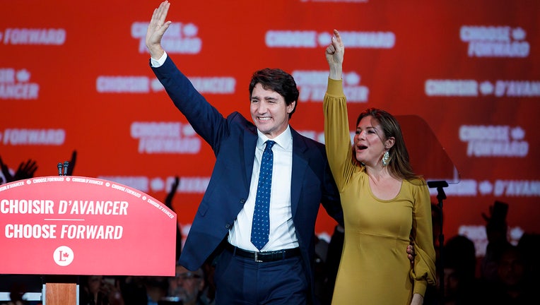 Prime Minister Justin Trudeau Holds Election Night Watch Party In Montreal