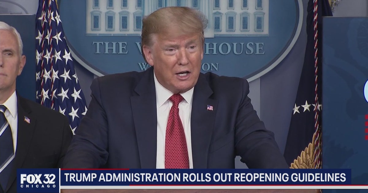 President Trump gives governors 3-phase plan to reopen economy | FOX 32 ...