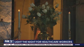 'Light the Night' for healthcare workers prevalent in Andersonville