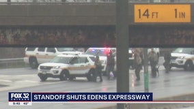 Charges filed in Edens Expy. standoff that tied up traffic for 3 hours