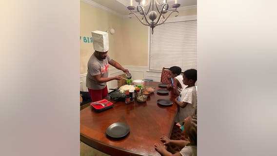 Georgia dad creates hibachi dinner for son's birthday