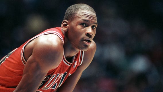 Basketball card case featuring Michael Jordan rookie sells for massive figure