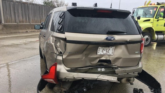 ISP trooper hurt in I-290 crash in Elmhurst