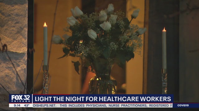 'Light the Night' for healthcare workers prevalent in Andersonville