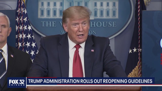 President Trump gives governors 3-phase plan to reopen economy