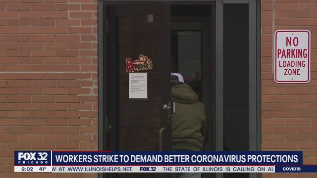 Workers strike to demand better coronavirus protections