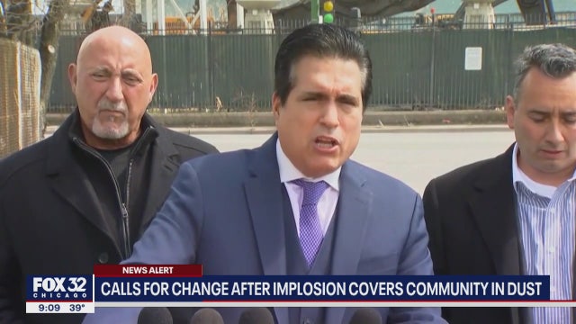 Attorney files lawsuit after smokestack demolition covers Little Village in dust