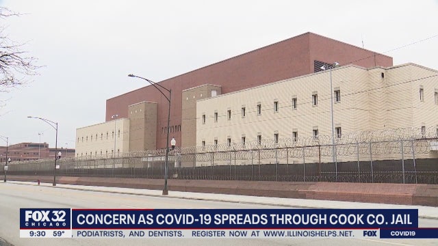 Inmates concerned as COVID-19 spreads through Cook County Jail