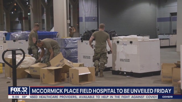 McCormick Place field hospital to be unveiled Friday