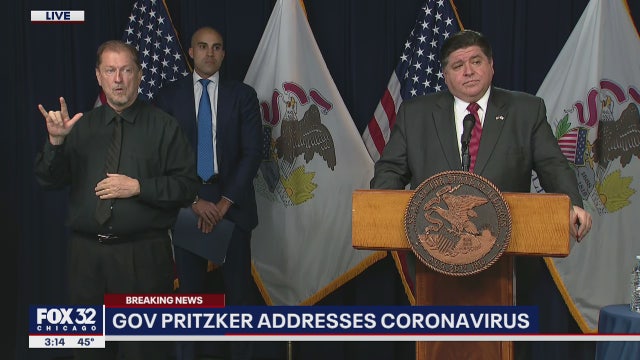 Governor Pritzker fights COVID-19 from Chicago, and downstate notices