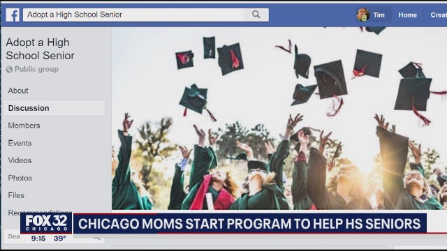 Chicago moms start program to help high school seniors