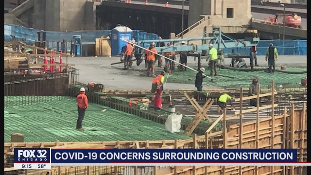 Chicago construction workers sound alarm on COVID-19 concerns