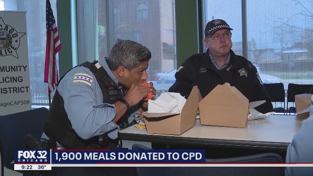 1,900 meals donated to CPD amid coronavirus pandemic