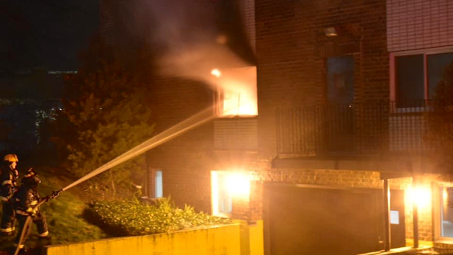 Fire rips through Lisle condo building, injuring 1