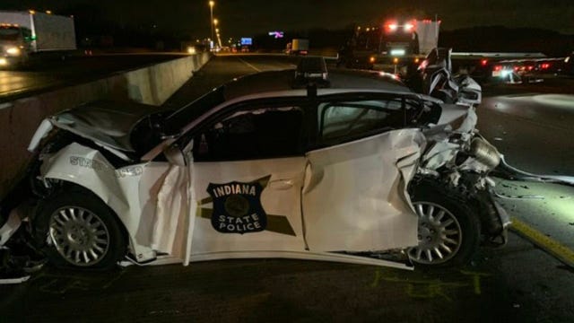 Intoxicated driver seriously injures Indiana trooper in Gary crash: police