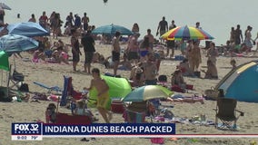 Indiana beaches packed with Illinois residents on Memorial Day