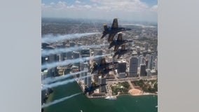 Blue Angels to fly over Chicago on Tuesday