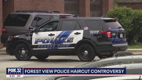 Haircuts at Forest View police station cause controversy: 'It's just not right'