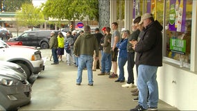 Line stretches out the door at Washington barbershop operating outside of stay-at-home order