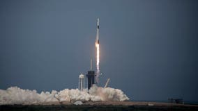 'Back in the game': SpaceX ship blasts off with 2 astronauts