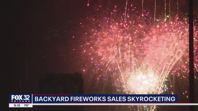 With July 4th events canceled, sales of fireworks skyrocketing