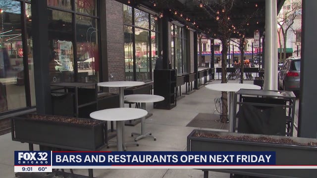 Illinois restaurants and bars can reopen earlier with outdoor seating, Pritzker says