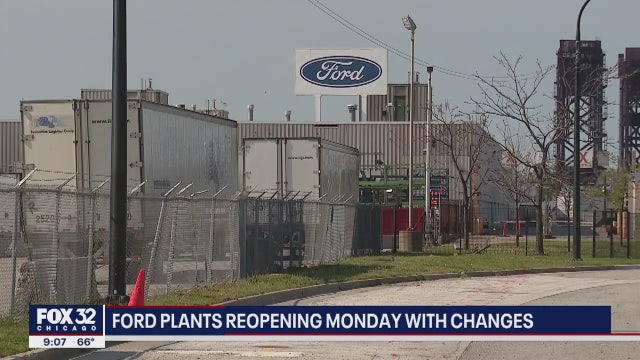 Chicago's Ford plant reopening Monday with new safety measures