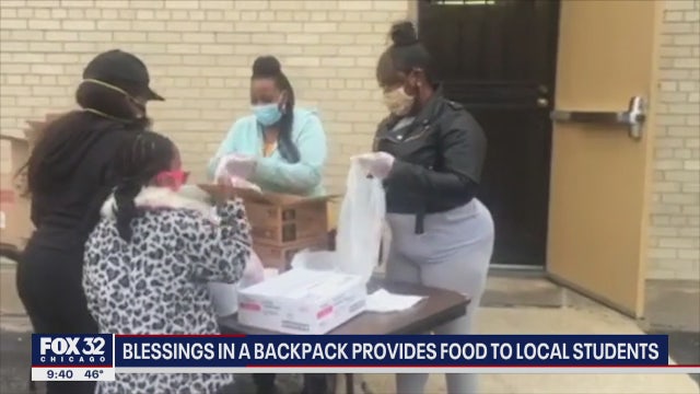 'Blessings in a Backpack' provides food to Chicago students amid coronavirus pandemic