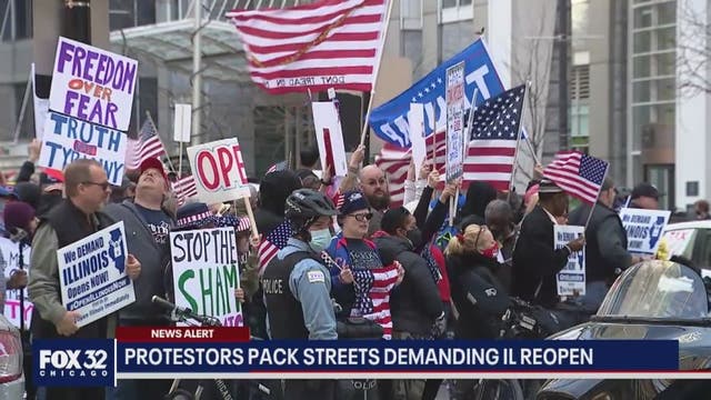 Governor responds to reopen protesters: We are following CDC guidelines