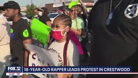 Local rapper leads protest in suburbs: 'Everyone needs to help contribute to a change'