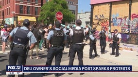 Noble Square deli owner's social media post sparks protests