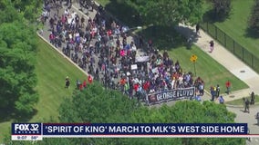 BLM protesters march same Chicago streets that MLK did in the 60s