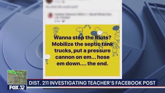 Suburban teacher accused of posting racist messages on social media
