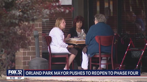 Orland Park wants to move to Phase 4 of Pritzker's reopening plan on Friday