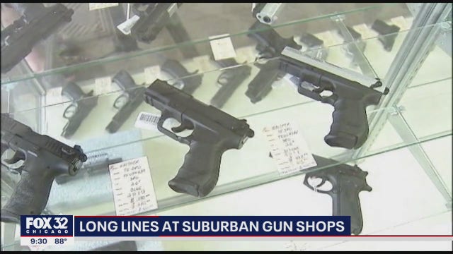 Gun sales skyrocket amid unrest in Illinois, across the nation