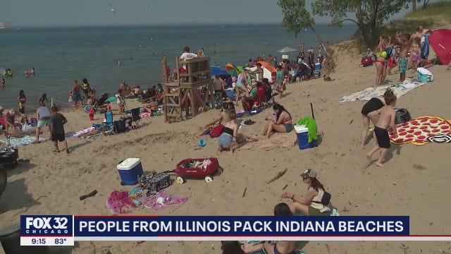 Because of COVID-19, Indiana beaches are the new summer spots for Illinoisans