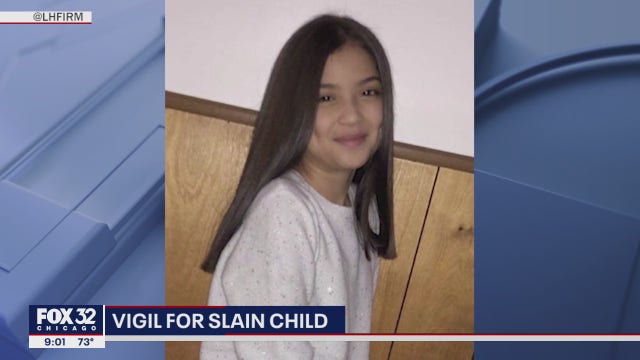 Vigil held for 10-year-old girl killed by stray bullet in Logan Square