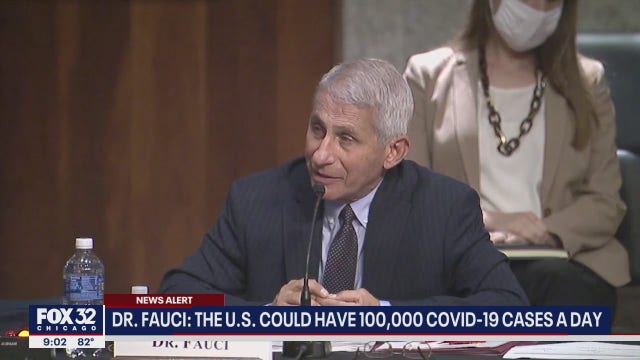 US 'going in wrong direction' in coronavirus outbreak, Fauci says