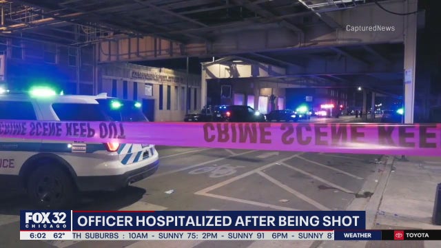 Chicago police officer shot in vest in Austin, suspect in custody: police