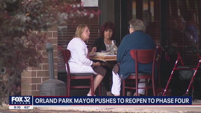 Orland Park wants to move to Phase 4 of Pritzker's reopening plan on Friday